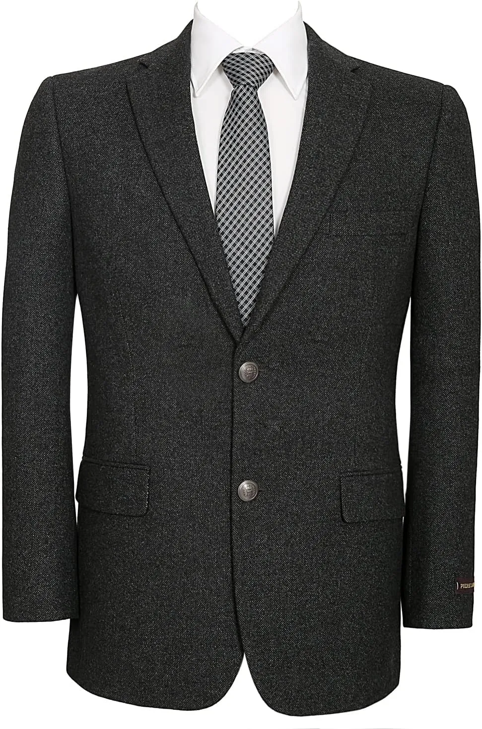 Men's Blazer Sport Coat Classic Fit Wool Blend 2 Button Business Suits Jacket