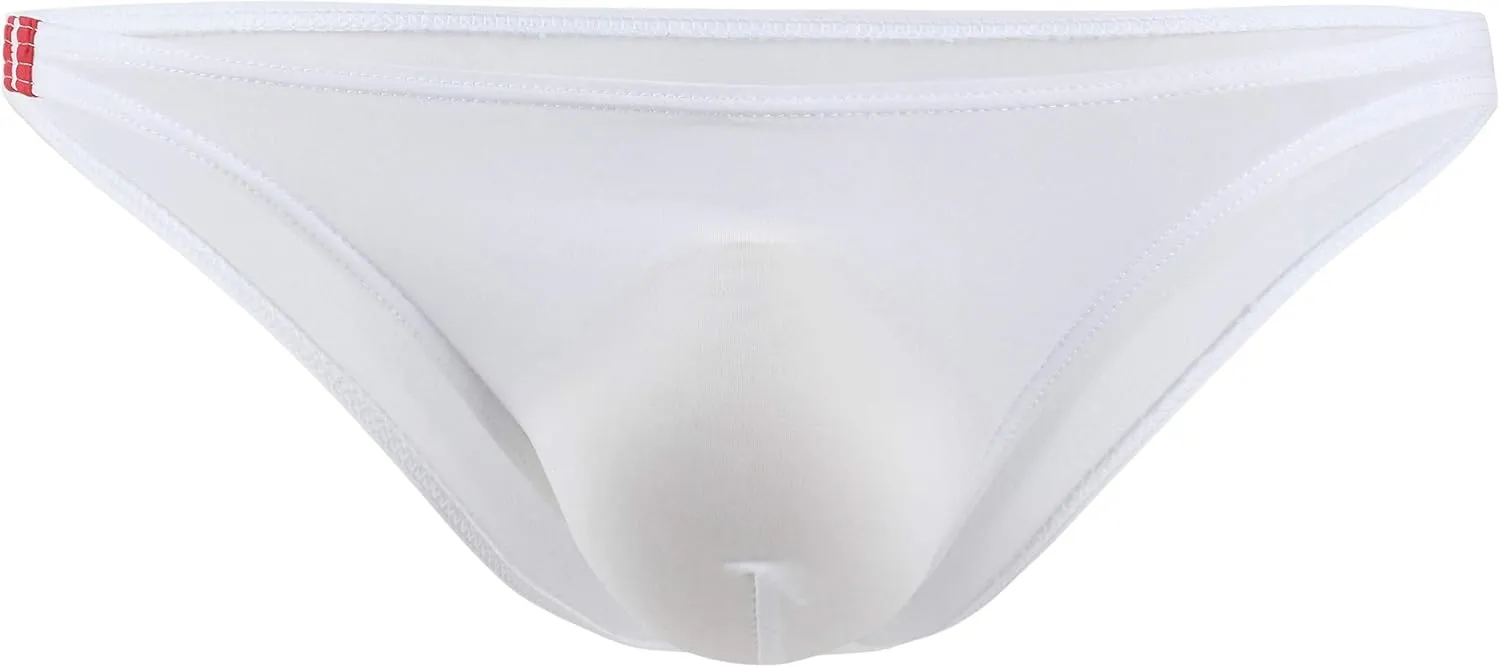 Men's Bulge Pouch Ice Silk Bikinis Low Rise Briefs Underwear