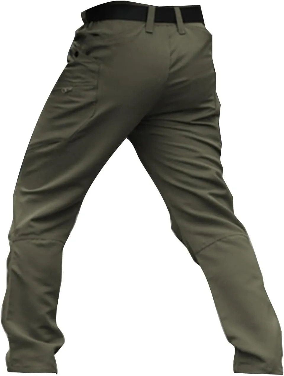 Mens Cargo Pants Ripstop Lightweight Hiking Work Pants Multi Pockets Slim Fit Flexcamo Tactical Waterproof Pants