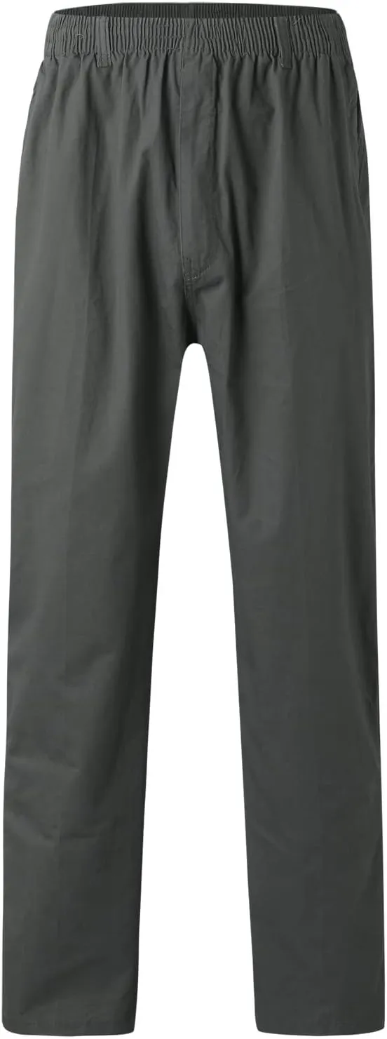 Men's Cargo Pants Slim Fit Solid Color Summer Trousers with Pockets Straight-Fit Casual Street Fashion Outfits