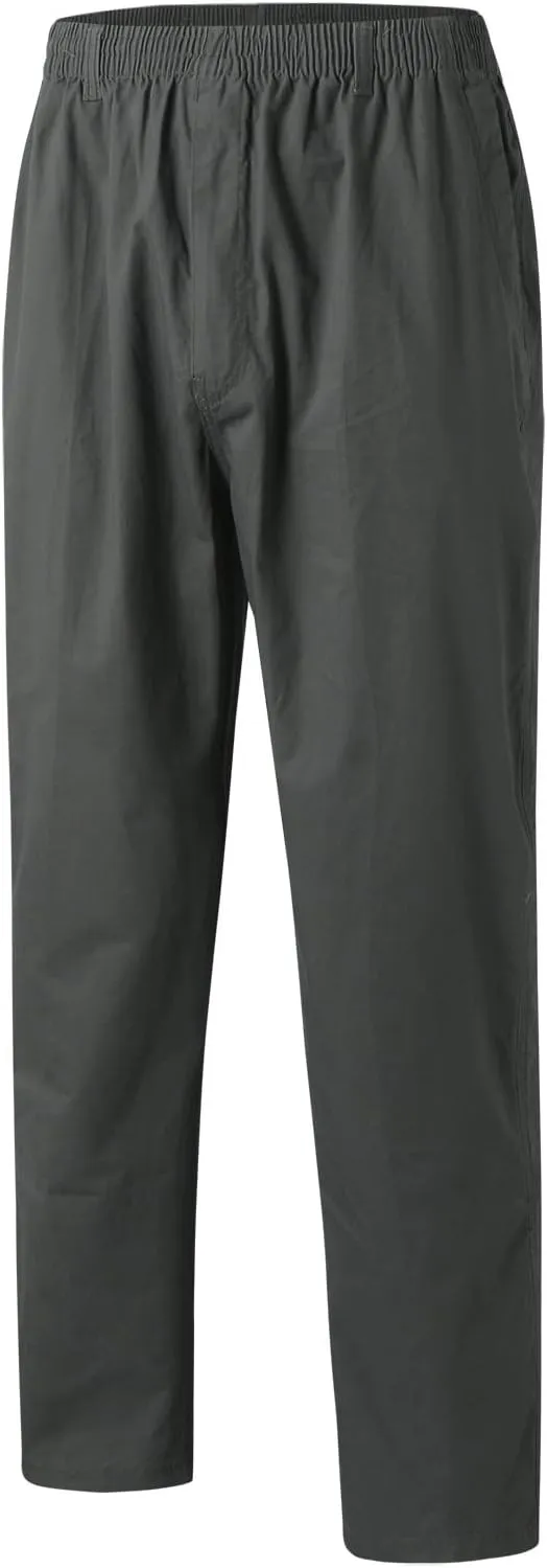 Men's Cargo Pants Slim Fit Solid Color Summer Trousers with Pockets Straight-Fit Casual Street Fashion Outfits