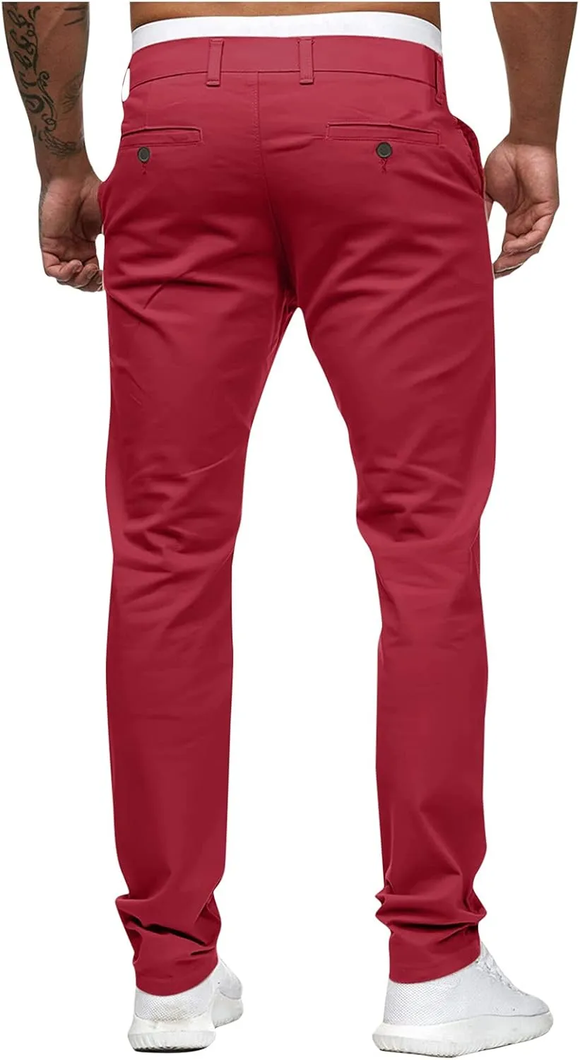 Men's Casual Cargo Pants Loose Fit Hiking Trousers Athletic Sweatpants Outdoor Wearing Pants with Pockets Joggers