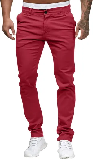 Men's Casual Cargo Pants Loose Fit Hiking Trousers Athletic Sweatpants Outdoor Wearing Pants with Pockets Joggers