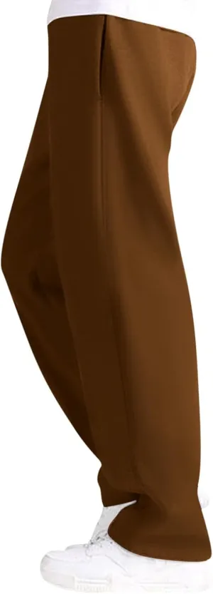 Men's Casual Pants Elastic Waist Regular Rise Sweatpants Solid Loose Leisure Summer Casual Hiking Pants