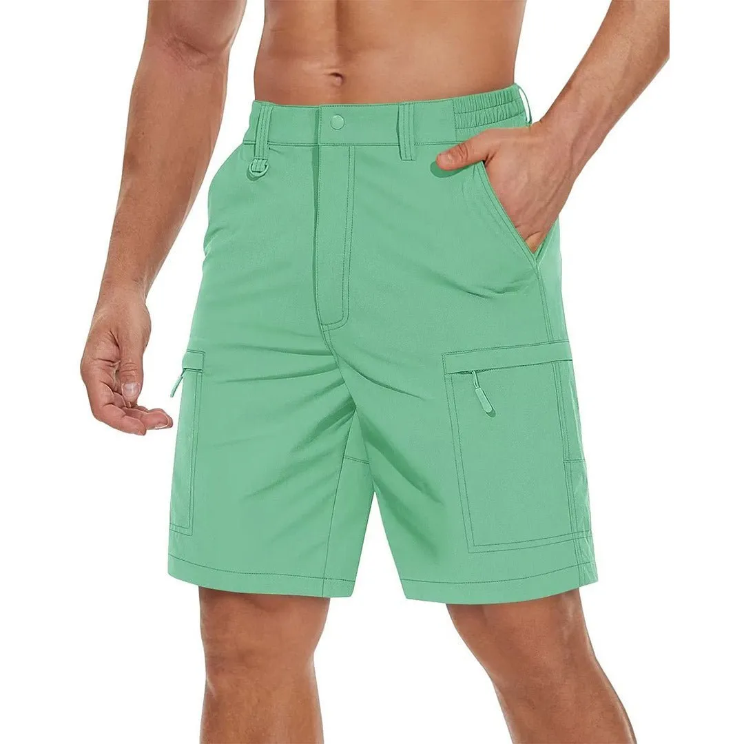 Men's Casual Quick-Dry 5 Pockets Cargo Short