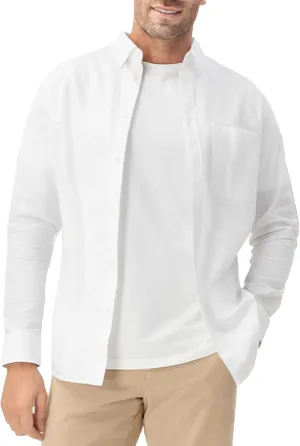 Mens Dress Shirts Casual Long Sleeve Tops Free Dressy Solid Stretch Office Blouses Shirts with Pocket