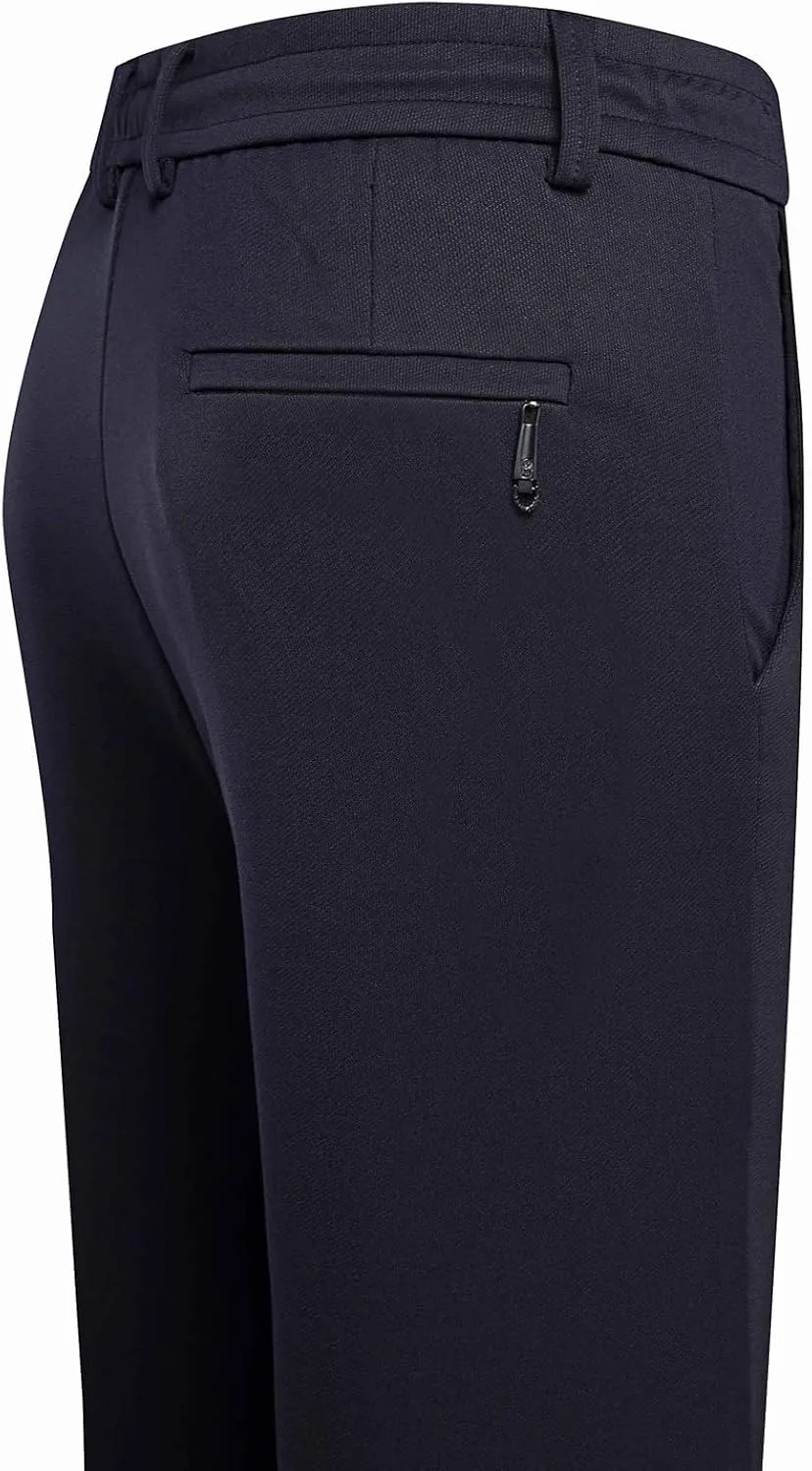 Men's Fashion Thin Solid Color Casual Elastic Sweatpants Chinos Pants Men Slim Fit