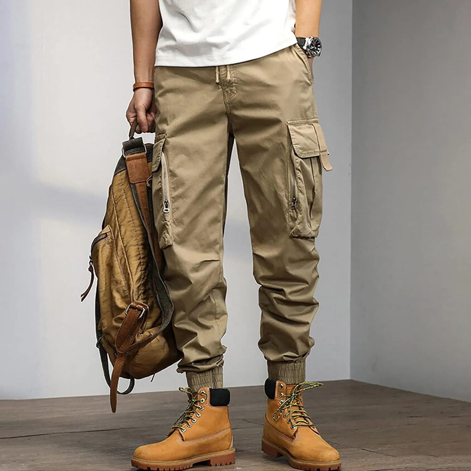 Men's Hiking Pants Tactical Cargo Pants Lightweight Work Pants Outdoor Travel Stretch Fashion Outdoor Pant