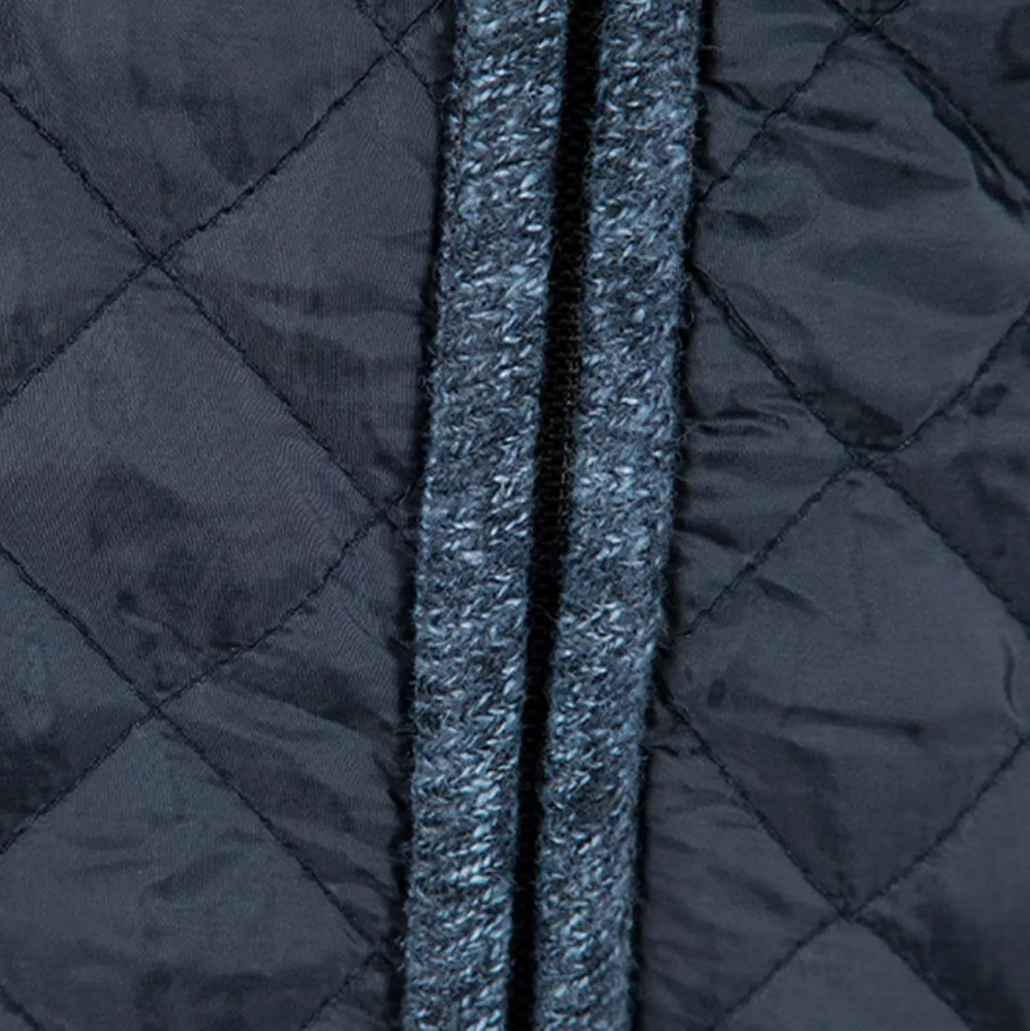Men's Knitted Cardigan Sweater Coat Full Zip Up Stand Collar Slim Fit Cotton-Padded Jackets Warm Casual Winter Coats