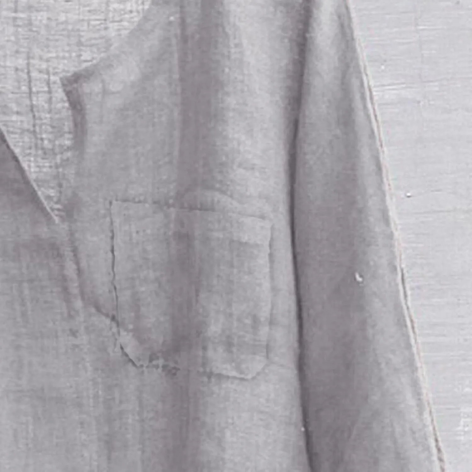 Men's Linen Shirts Long Sleeve Pocket Roll Up Collar Quick-Dry Loose Fit Solid Classic Cool Stylish Lightweight Shirt