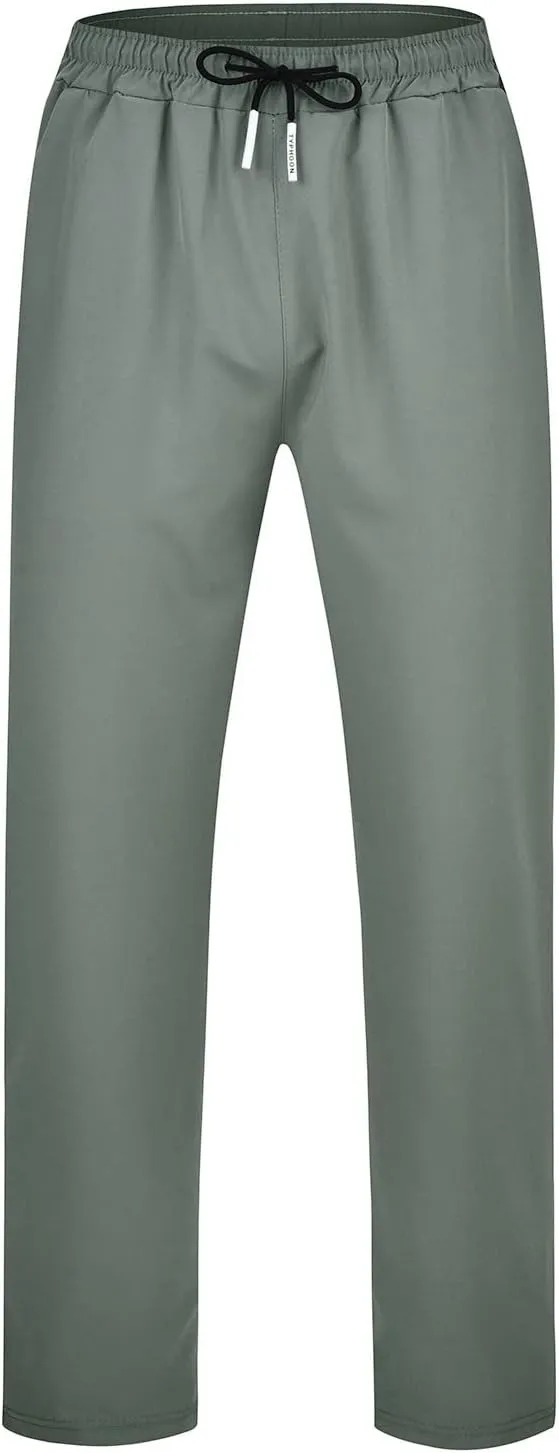 Mens Pants, Ultra Stretch Quick Drying Pants, Loose Fit Casual Jogging Trousers for Running Workout Training