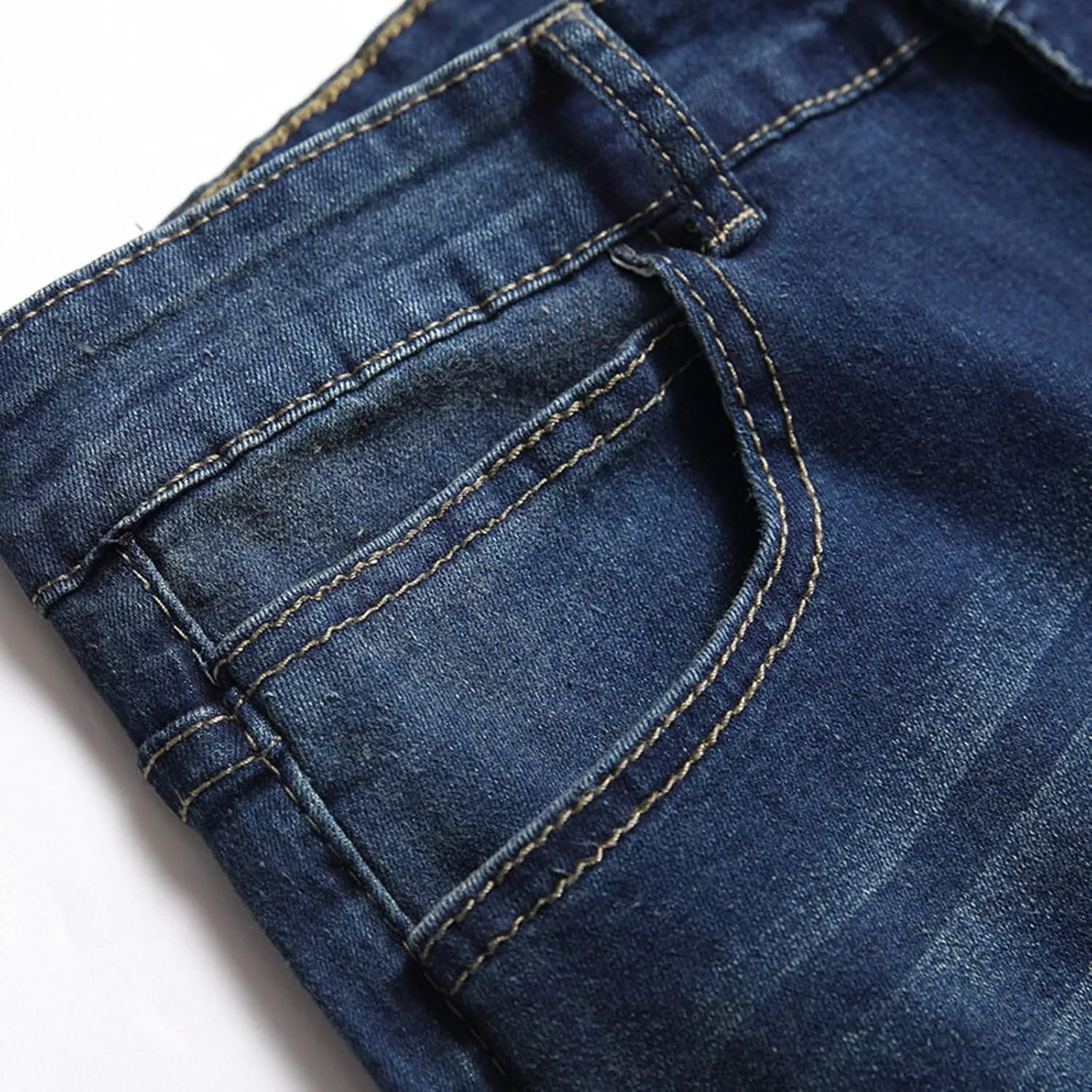 Men's Regular Fit Ripped Jean, Stacked Jeans Men, Distressed Ripped Jeans Pants, Fashion Skinny Jeans for Men
