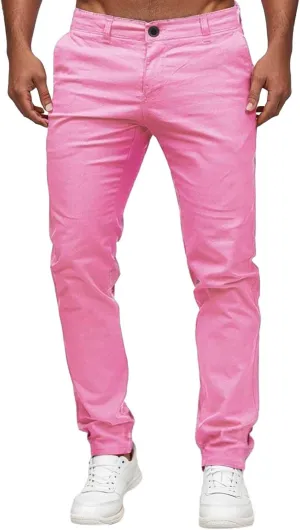 Men's Straight-Fit Stretch Twill Pant, Casual Sweatpants for Men, Full Length Pants for Men, Fashion Work Pants for Men
