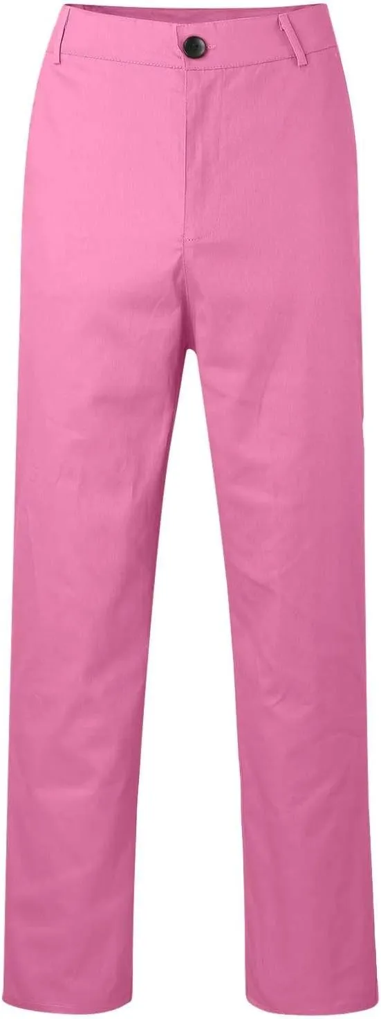 Men's Straight-Fit Stretch Twill Pant, Casual Sweatpants for Men, Full Length Pants for Men, Fashion Work Pants for Men