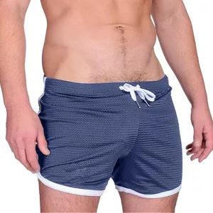 Mens Swim Trunks Quick Dry Summer Beach Swimwear Beach Boxer Shorts Drawstring Swimming Water Shorts Causal Gym Workout Short