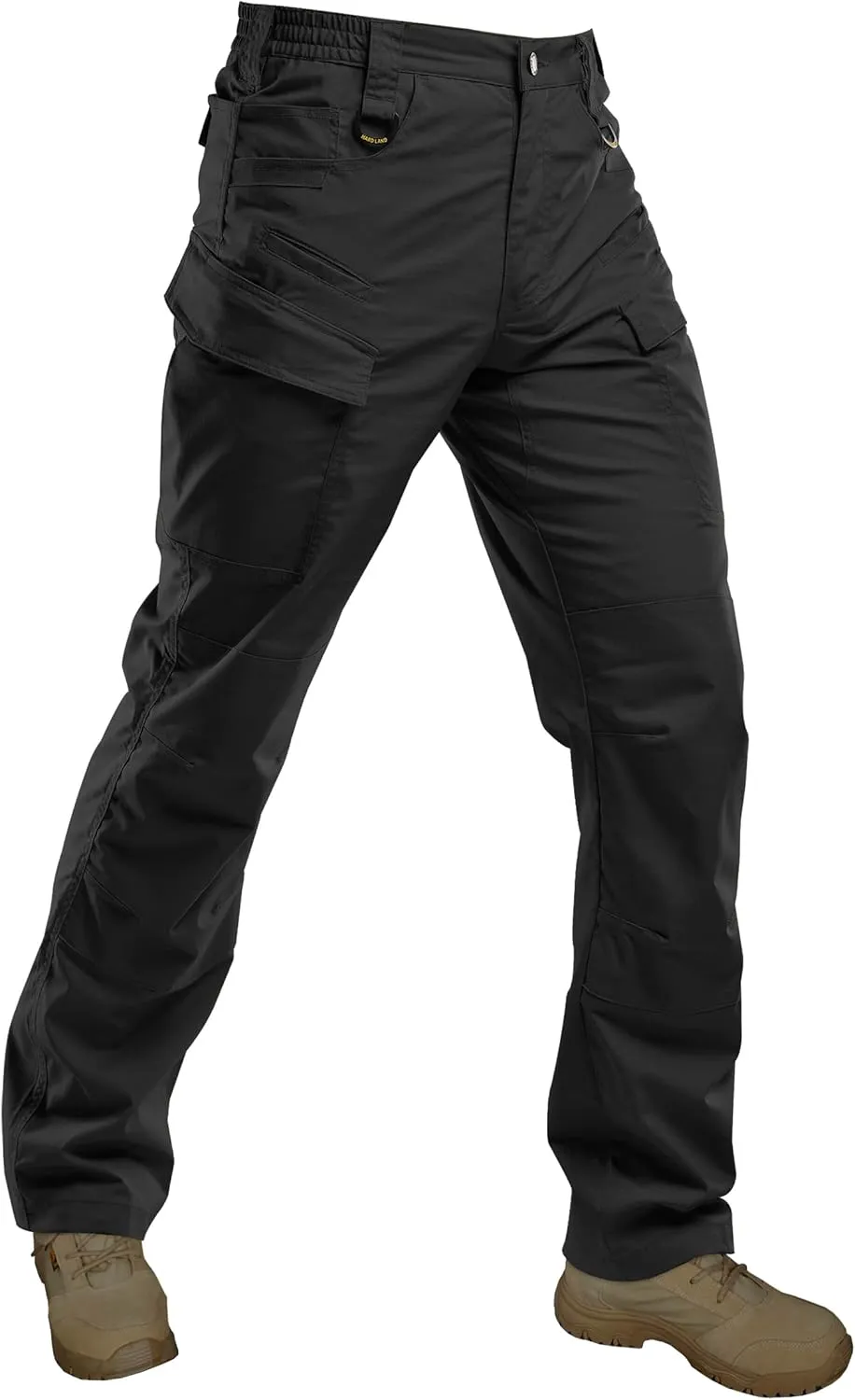 Men's Tactical Pants Stretch Ripstop with 14 Multi Pockets Water Resistant Gusseted Work Cargo Pants