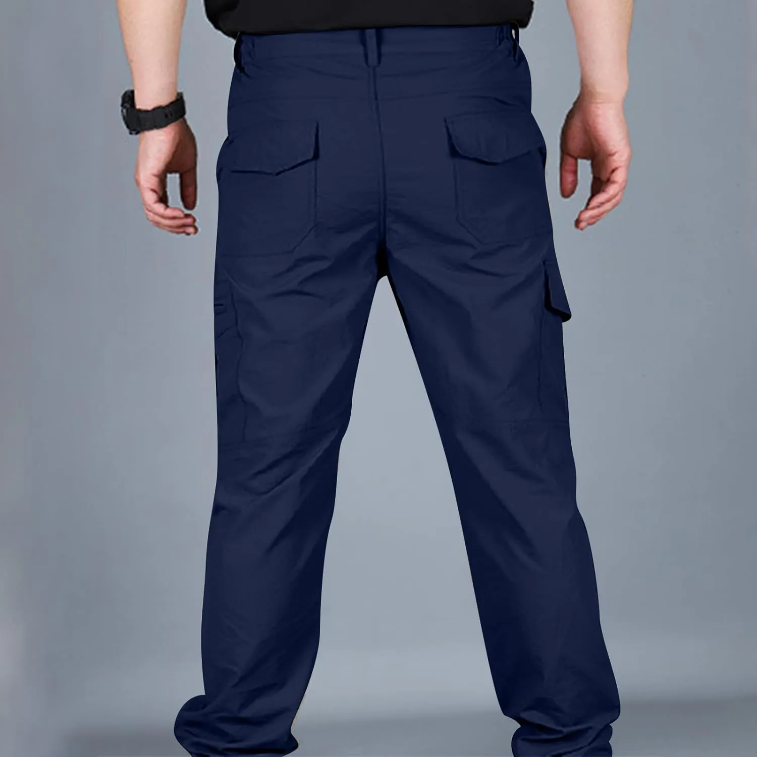 Men's Tactical Pants, Water Resistant Cargo Pants, Lightweight Work Hiking Pants, Outdoor Athletic Military Army Pants