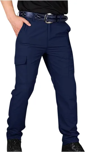 Men's Tactical Pants, Water Resistant Cargo Pants, Lightweight Work Hiking Pants, Outdoor Athletic Military Army Pants