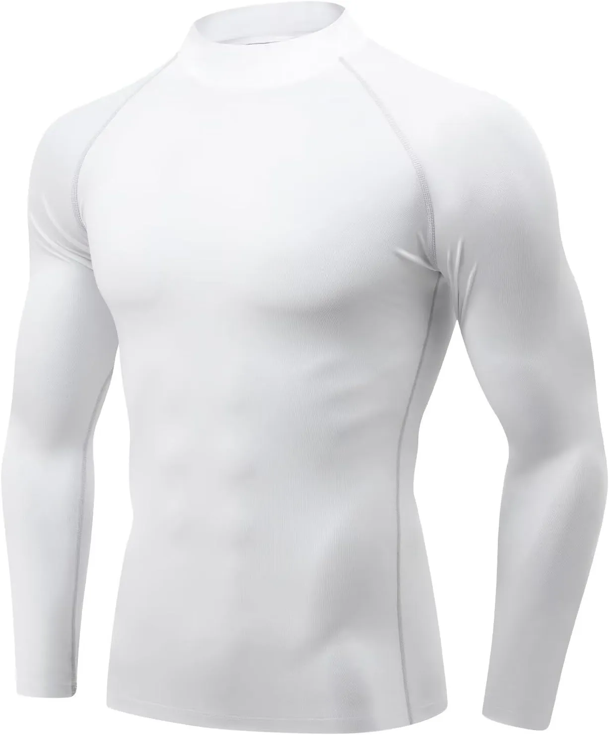 Men's Turtle Neck Compression Shirts for Men Ski Cycling Running Athletic Base Layer,Warm,Quick Dry