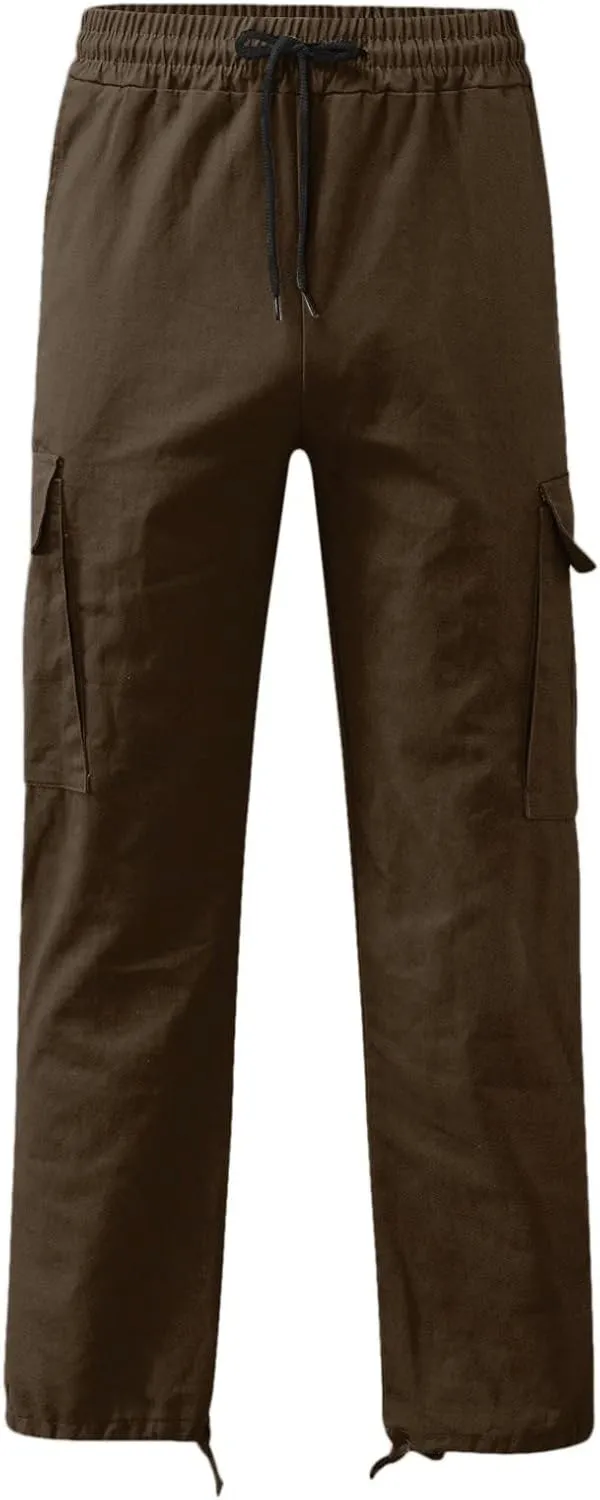 Mens Work Pants Regular fit with Multi Pocket Quick Dry Summer Sport Pants for Men Daily and Cargo wear