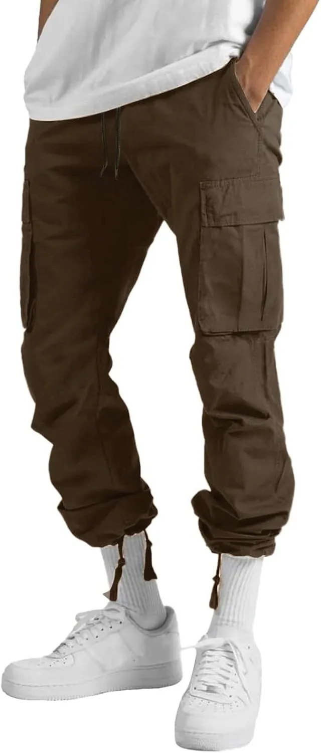 Mens Work Pants Regular fit with Multi Pocket Quick Dry Summer Sport Pants for Men Daily and Cargo wear