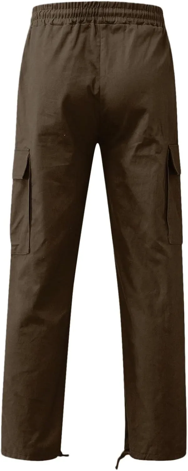 Mens Work Pants Regular fit with Multi Pocket Quick Dry Summer Sport Pants for Men Daily and Cargo wear