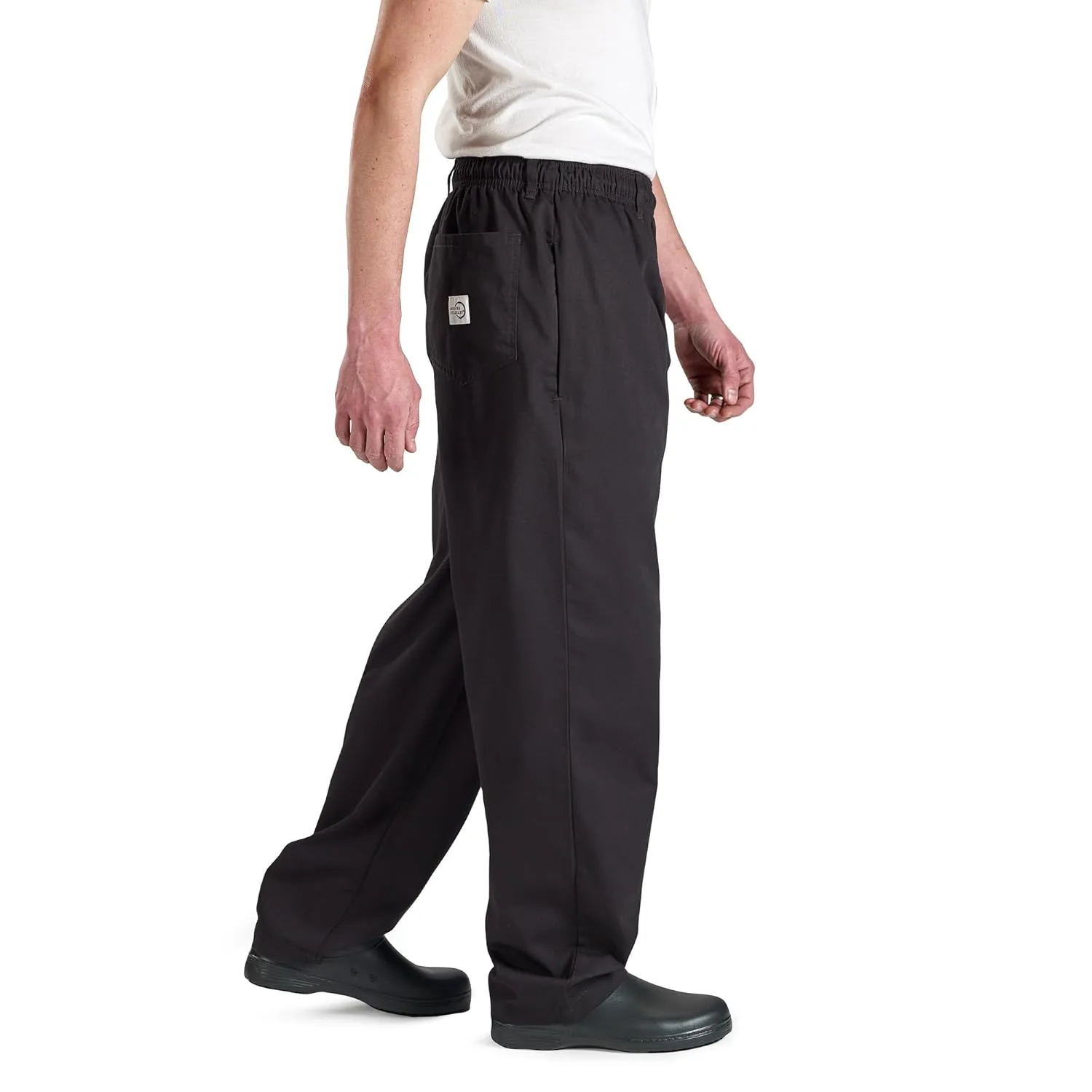 Mercer Culinary M60050BKL Millennia Men's Cook Pants, Large, Black