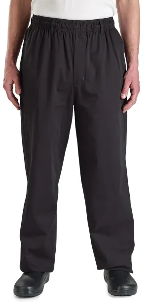 Mercer Culinary M60050BKL Millennia Men's Cook Pants, Large, Black