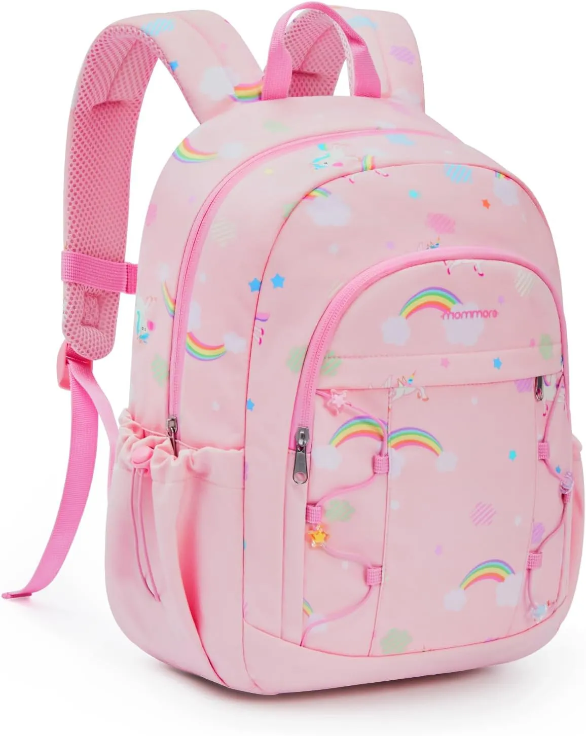 mommore Kids Backpack for Kindergarten Water Resistant Preschool Backpack Unicorn Girls Bookbag Age 3-6