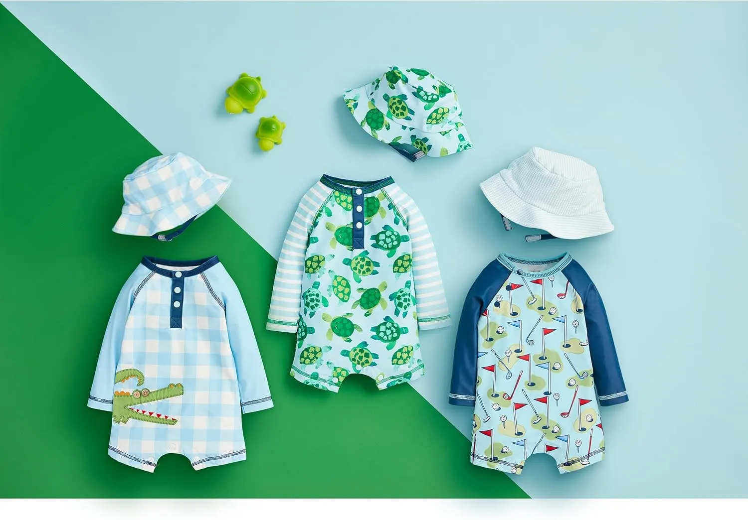 Mud Pie Boys Turtle Swim One Piece