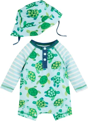 Mud Pie Boys Turtle Swim One Piece