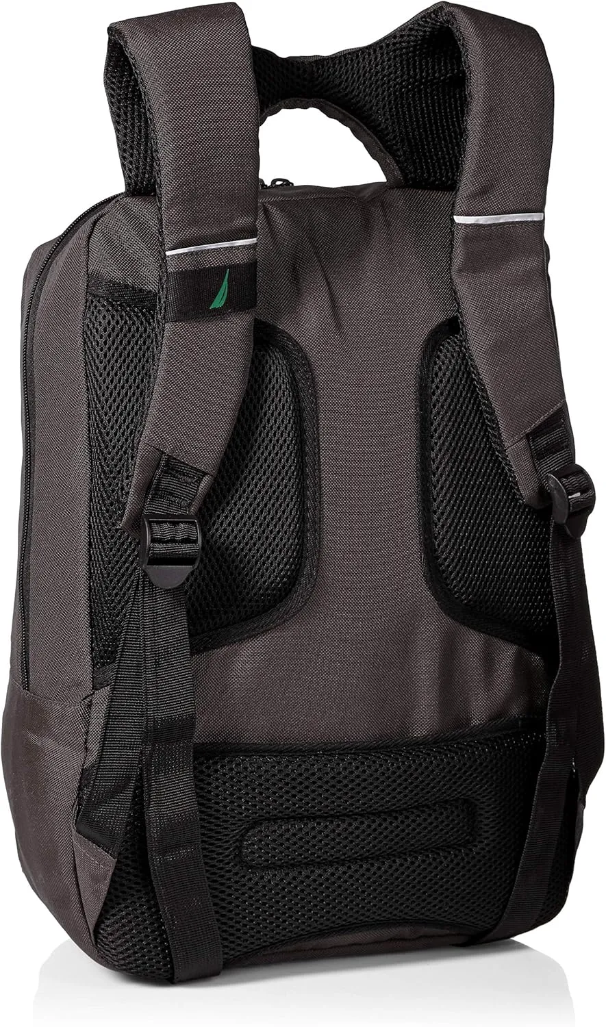 Nautica Men's J-Class Water Resistant Nylon Laptop Backpack, Gray, One Size