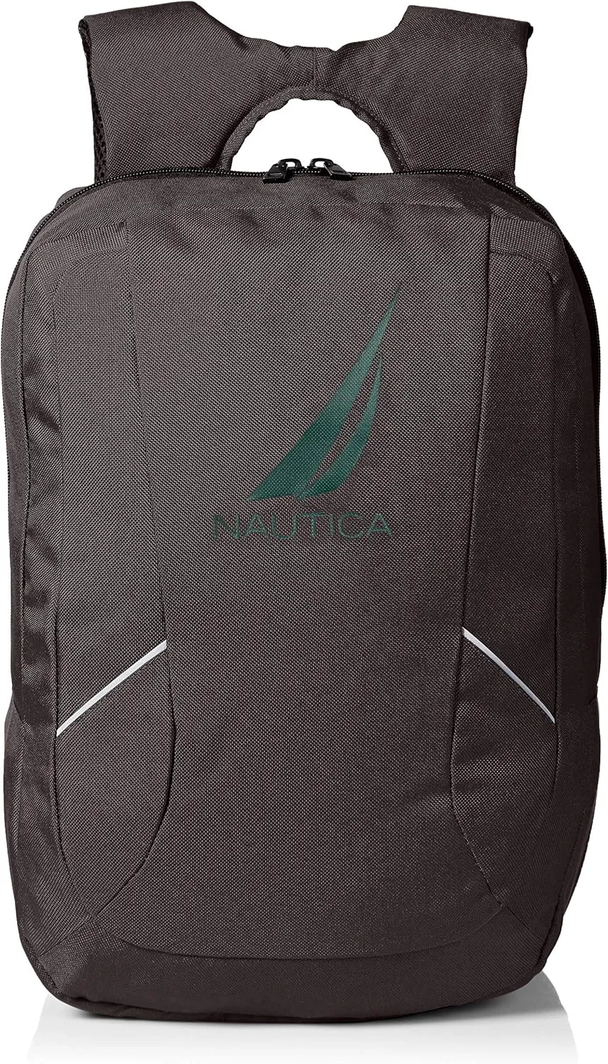 Nautica Men's J-Class Water Resistant Nylon Laptop Backpack, Gray, One Size