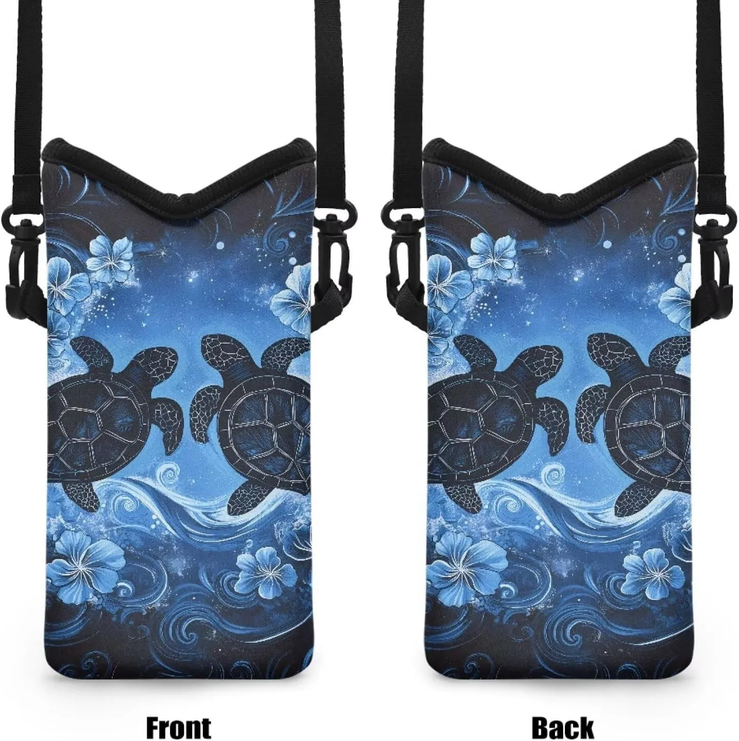 Neoprene Small Crossbody Bag with Adjustable Strap Water-Resistant Portable Cellphone Pouch for Travel, Outings