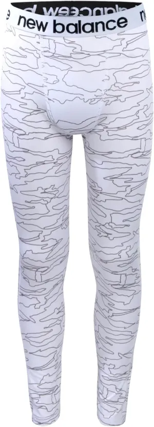 New Balance Boys' Base Layer Pants - Insulated Compression Pants for Boys - Long Underpants Leggings for Cold Weather (8-20)