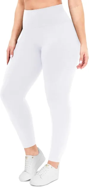NexiEpoch Leggings for Women Plus Size-High Waisted L-XL-6XL Tummy Control Soft Yoga Pants for Workout Running