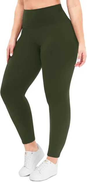 NexiEpoch Leggings for Women Plus Size-High Waisted L-XL-6XL Tummy Control Soft Yoga Pants for Workout Running