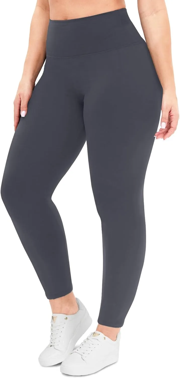 NexiEpoch Leggings for Women Plus Size-High Waisted L-XL-6XL Tummy Control Soft Yoga Pants for Workout Running