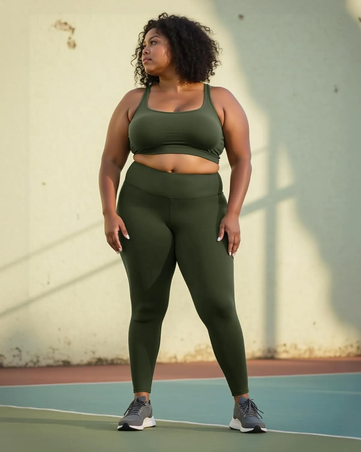 NexiEpoch Leggings for Women Plus Size-High Waisted L-XL-6XL Tummy Control Soft Yoga Pants for Workout Running
