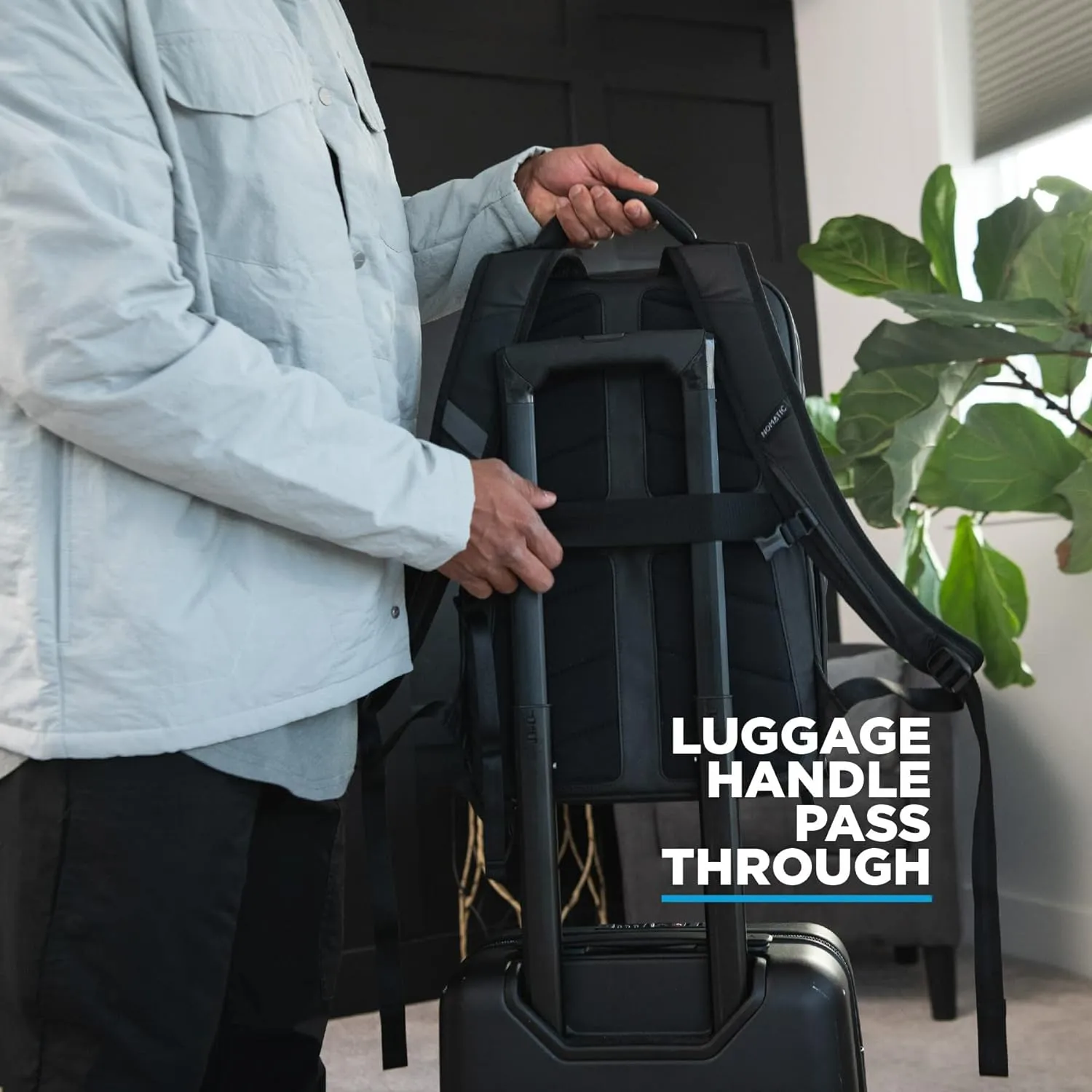 NOMATIC Backpack - 14L Water Resistant Anti Theft Backpack - Laptop Bag - Computer Backpack - Expandable Black Backpack