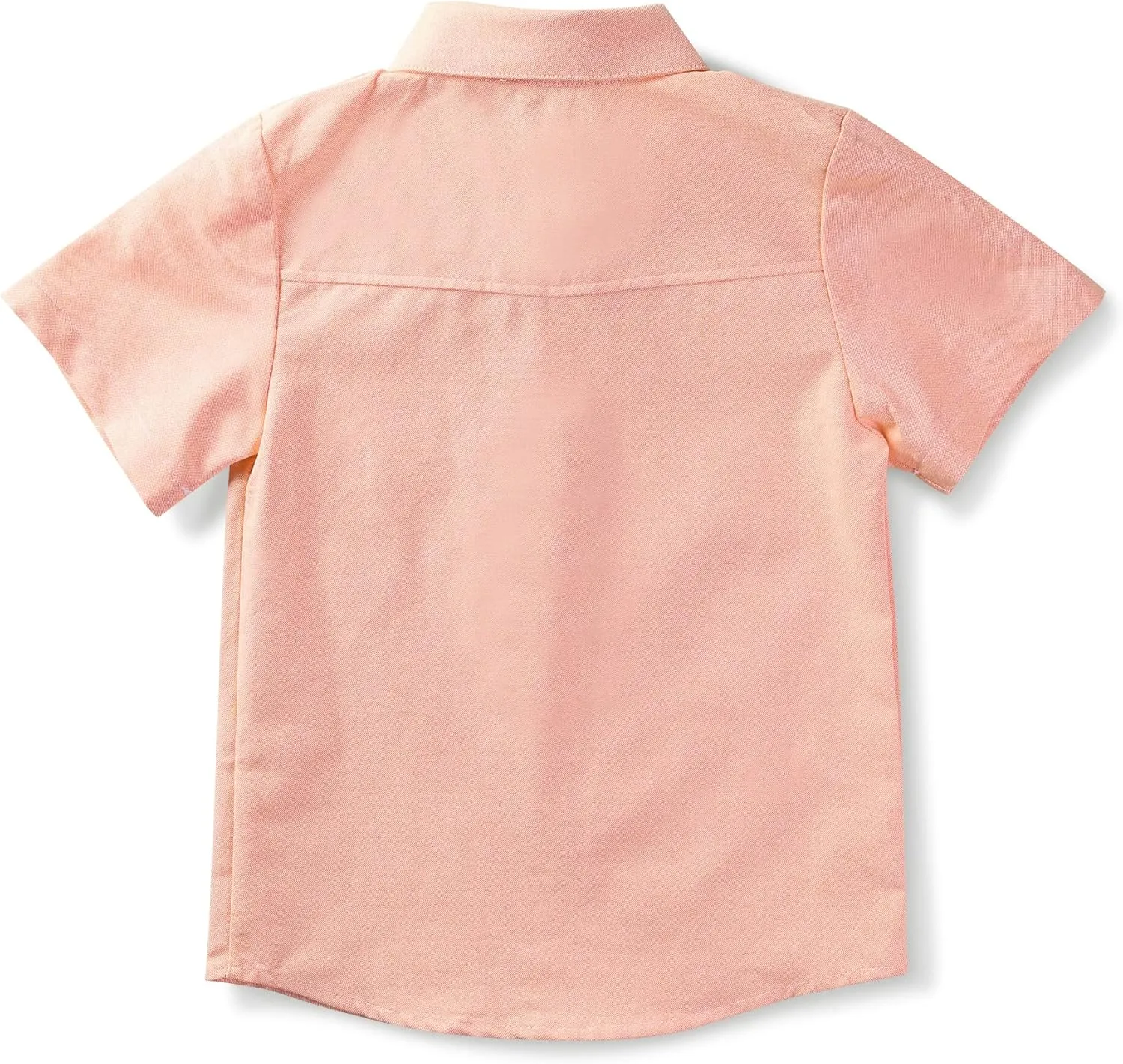 OCHENTA Boys Short Sleeve Button Down Oxford Dress Shirts Summer Casual Clothes 2T - 11 Years