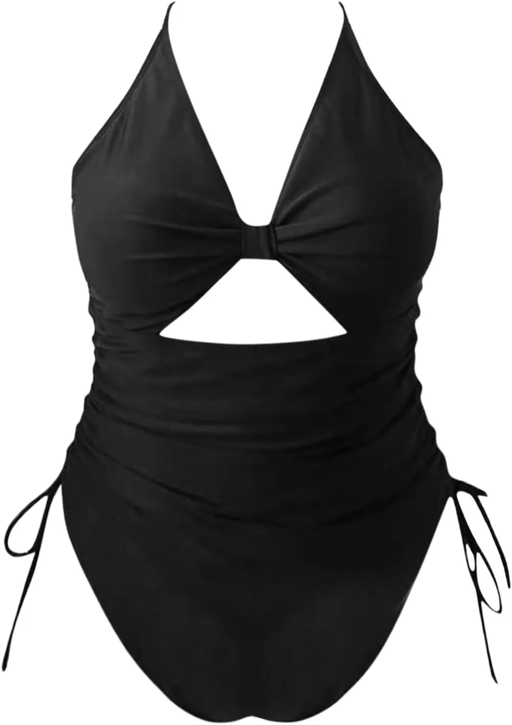 One Piece Bathing Suit Women Oversized Monokini Swimsuits Tummy Control High Cut Swimwear Cheeky Long Torso Tankini
