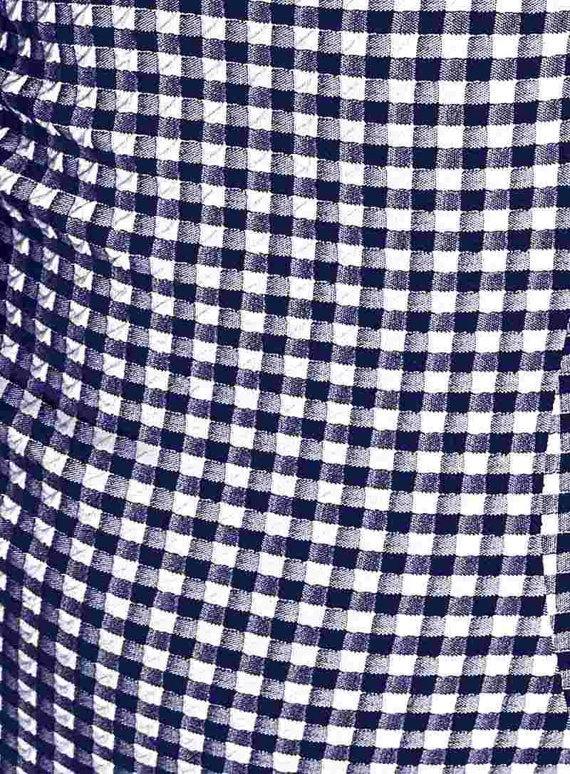 Panache Swimwear: Paloma Balconette One Piece Navy Gingham