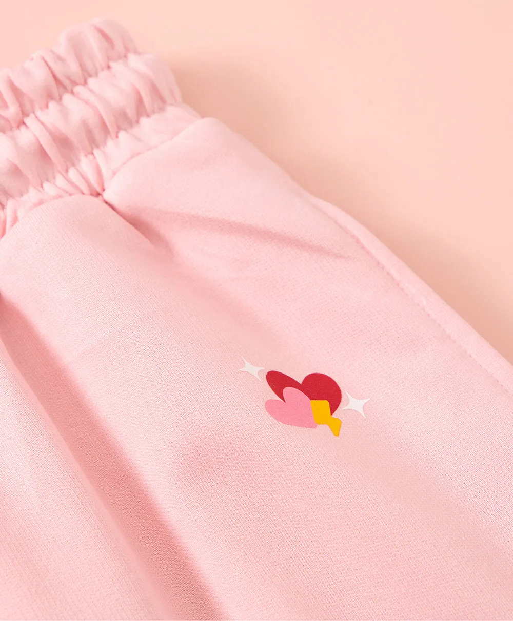 Peachy Social Sweatshorts
