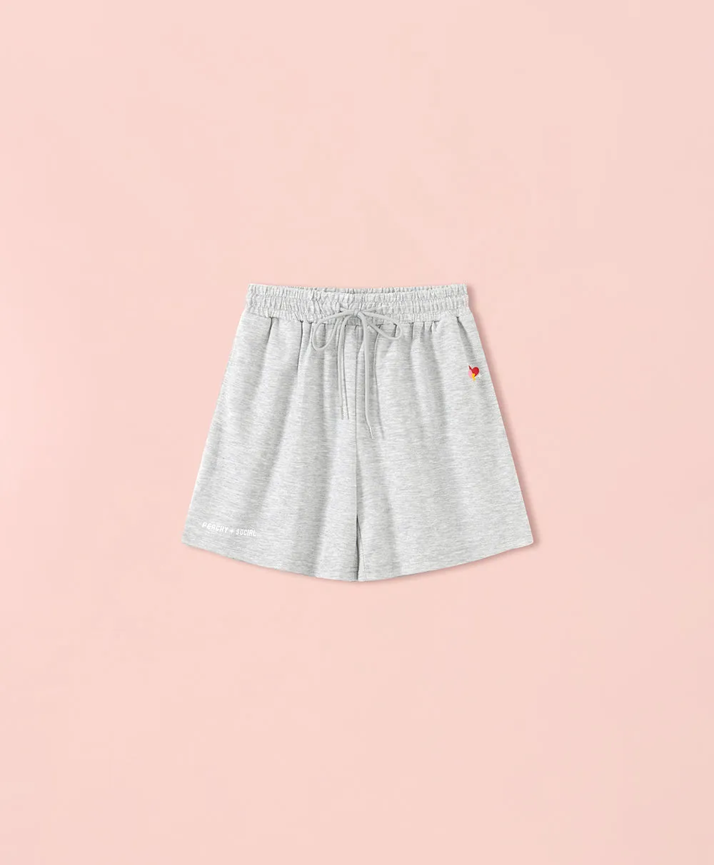 Peachy Social Sweatshorts