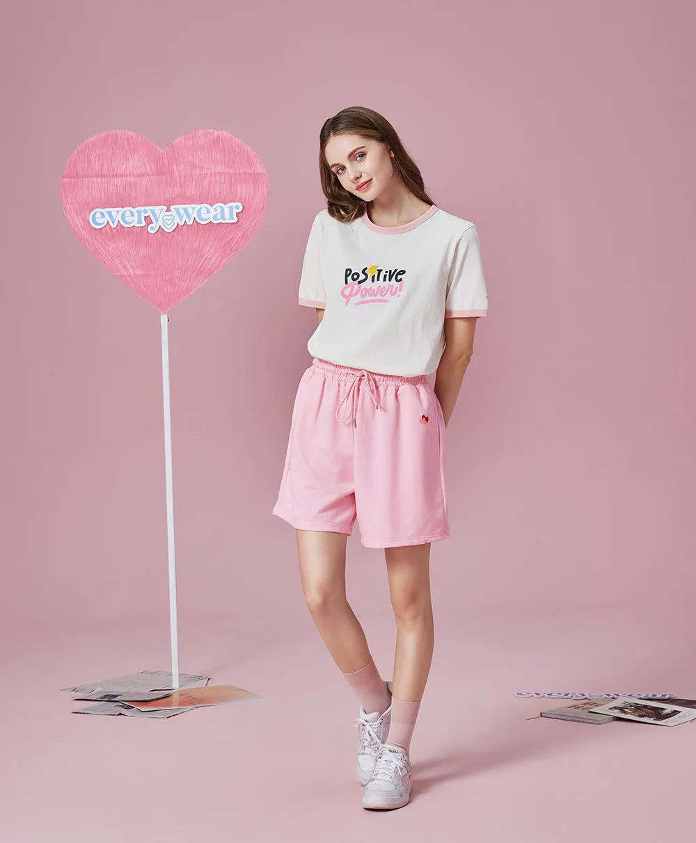 Peachy Social Sweatshorts
