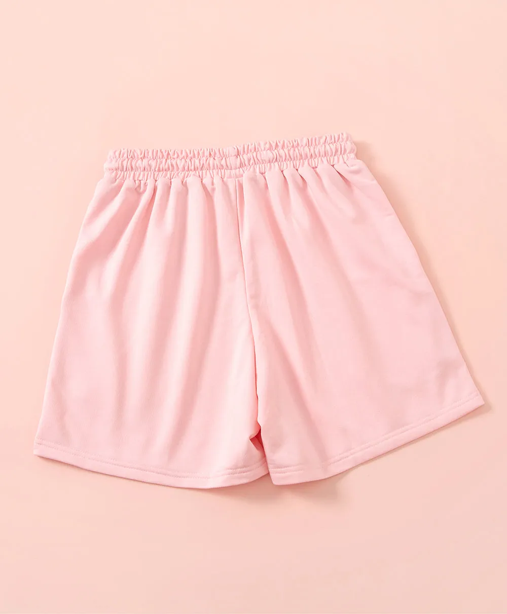 Peachy Social Sweatshorts