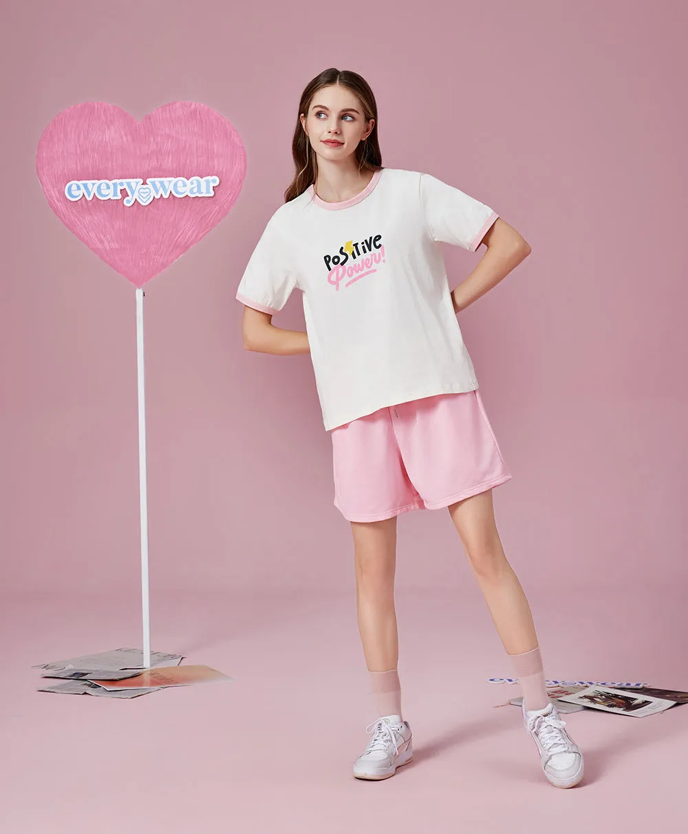 Peachy Social Sweatshorts