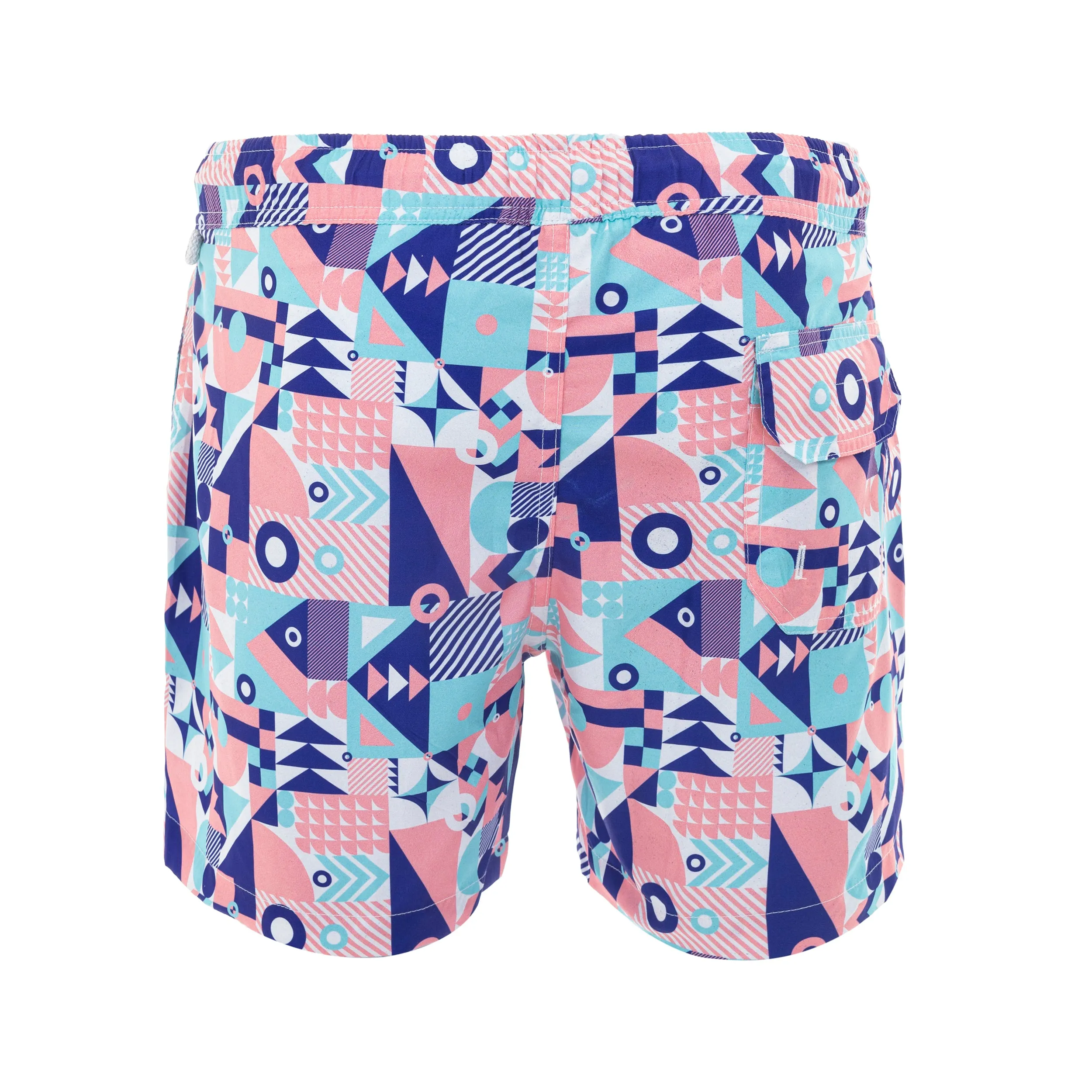 Pixel Block Swim Shorts