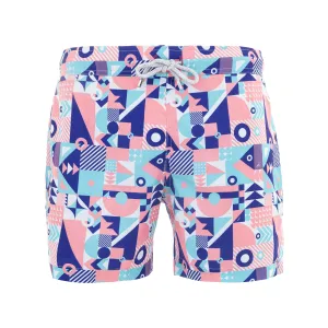 Pixel Block Swim Shorts